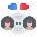 Boxing Fight Versus Fight Icon