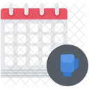 Boxing Fight Date Boxing Match Date Calendar Icon