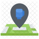 Boxing Fight Location Boxing Location Map Icon