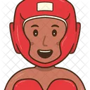 Boxing Girl  Icon