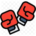 Boxing Gloves Punch Athlete Icon