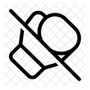 Boxing Gloves Forbidden Restriction Icon