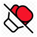 Boxing Gloves Forbidden Restriction Icon