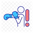 Boxing Hand Combat Icon