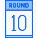 Boxing Round Round Signboard Round Icon