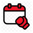 Calendar Boxing Gloves Schedule Icon