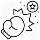 Boxkampf Boxschlag Training Symbol