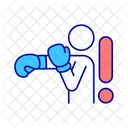 Boxen Hand Kampf Symbol