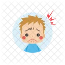 Cry Sad Boy Icon