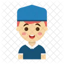 Boy Kids Character Icon