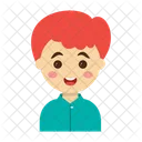 Boy Character Cartoon Icon