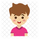 Boy Cartoon Character Icon
