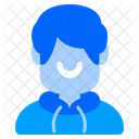 Hoodie Man Avatar Icon