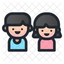 Boy And Girl  Icon