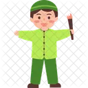 Boy Muslim Islamic Icon