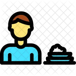 Boy Cleaning Dishes  Icon