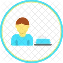 Boy Cleaning Dishes  Icon