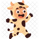 Child Costume Cow Icon