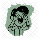 Boy Crying Weeping Sad Icon
