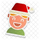 Boy Christmas Kid Icon