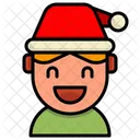 Boy Christmas Kid Icon