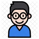 Kid Glasses Avatar Icon
