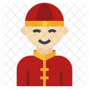 Boy Uniform Avatar Children Chinese New Year Icon