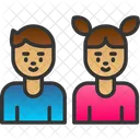 Boy Children Girl Icon