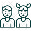 Boy Children Girl Icon