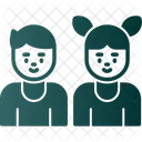 Boy Children Girl Icon