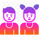 Boy Children Girl Icon
