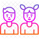 Boy Children Girl Icon
