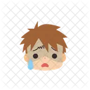 Boy Emoji Anxious Icon