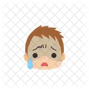 Boy Emoji Anxious Icon