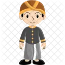 Character Traditional Clothing Icon