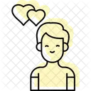 Boy Love Valentinesday Icon