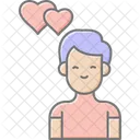 Boy Love Valentinesday Icon