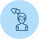 Boy Love Valentinesday Icon