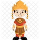 Character Traditional Clothing Icon