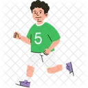 Boy Jogging Leisurely Pace  Icon