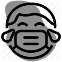 Boy Joy Emoji With Face Mask Emoji Icon