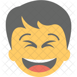 Boy Laughing Icon