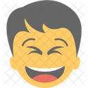 Boy Laughing  Icon