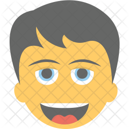 Boy Laughing Icon