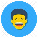 Boy Laughing  Icon