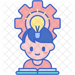 Boy Learning  Icon