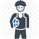 Boy playing basketball  Icon