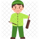 Boy Muslim Islamic Icon