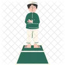 Man Boy Praying Icon