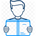 Boy Read Book  Icon